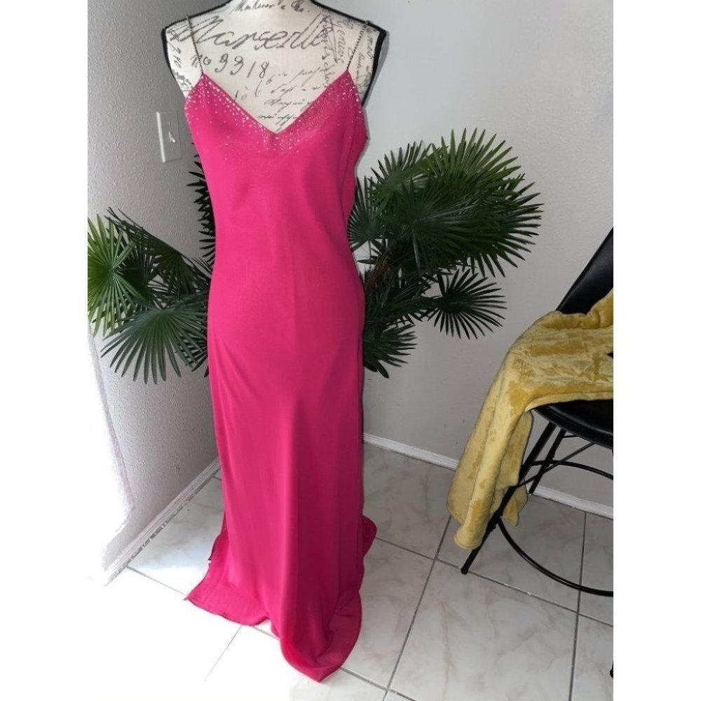 Dave & Johnny By Laura Ryner Gown With Bead Trim
